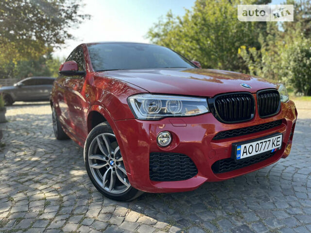 Червоний БМВ Х4, об'ємом двигуна 2 л та пробігом 130 тис. км за 28500 $, фото 1 на Automoto.ua