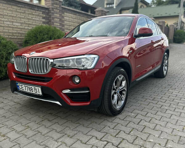 Красный БМВ Х4, объемом двигателя 2 л и пробегом 111 тыс. км за 29000 $, фото 1 на Automoto.ua