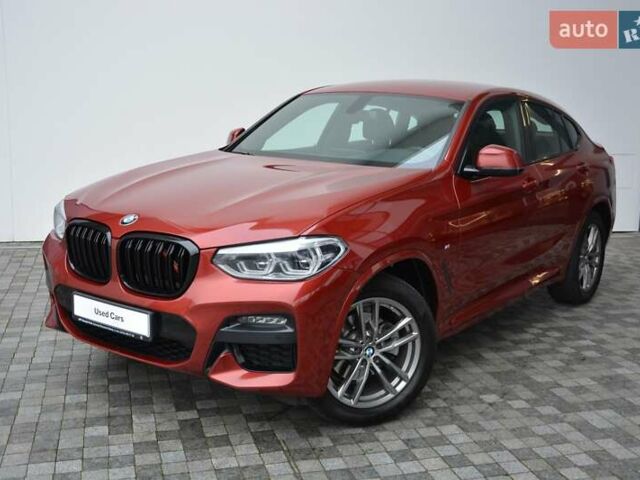 Красный БМВ Х4, объемом двигателя 2 л и пробегом 103 тыс. км за 38500 $, фото 1 на Automoto.ua