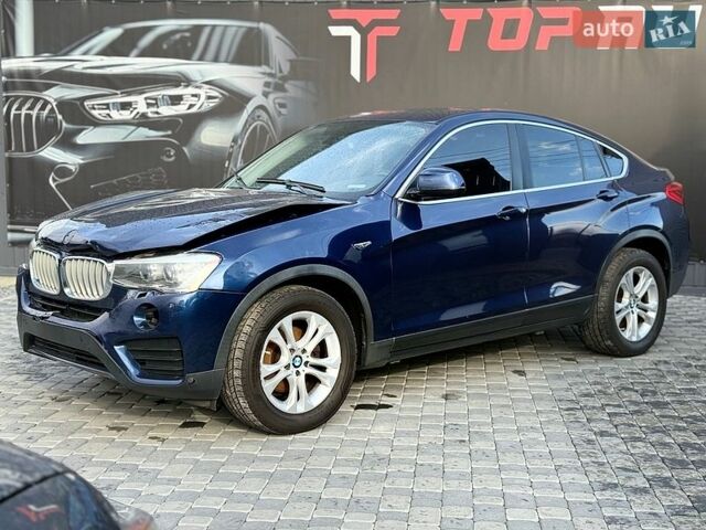 Синий БМВ Х4, объемом двигателя 2 л и пробегом 202 тыс. км за 12300 $, фото 1 на Automoto.ua