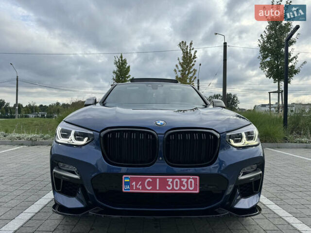 Синий БМВ Х4, объемом двигателя 3 л и пробегом 139 тыс. км за 36500 $, фото 1 на Automoto.ua