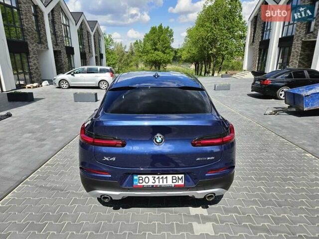 БМВ Х4 2019 в Тернополе на Automoto.ua Синий БМВ Х4, объемом двигателя 2 л и пробегом 84 тыс. км за 36000 $, фото 1 на Automoto.ua