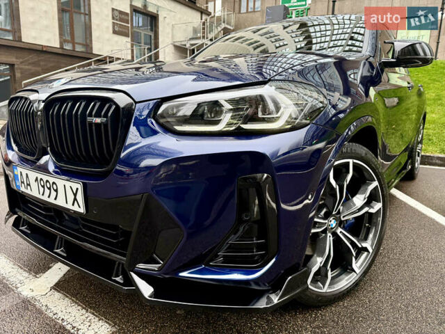 Синий БМВ Х4, объемом двигателя 3 л и пробегом 80 тыс. км за 62000 $, фото 1 на Automoto.ua