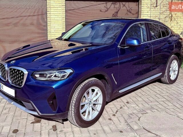 Синий БМВ Х4, объемом двигателя 2 л и пробегом 25 тыс. км за 48500 $, фото 1 на Automoto.ua