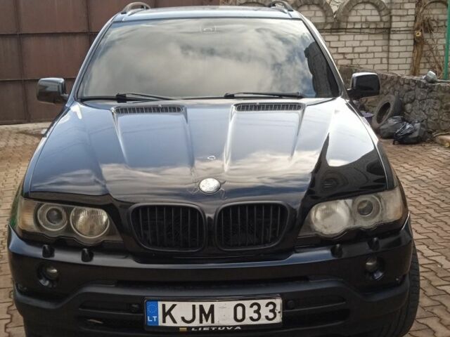 Черный БМВ Х5, объемом двигателя 3 л и пробегом 380 тыс. км за 6500 $, фото 1 на Automoto.ua
