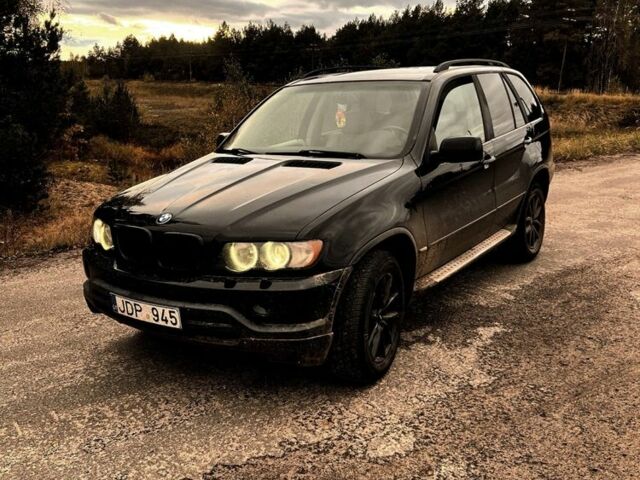 Черный БМВ Х5, объемом двигателя 3 л и пробегом 412 тыс. км за 7500 $, фото 1 на Automoto.ua