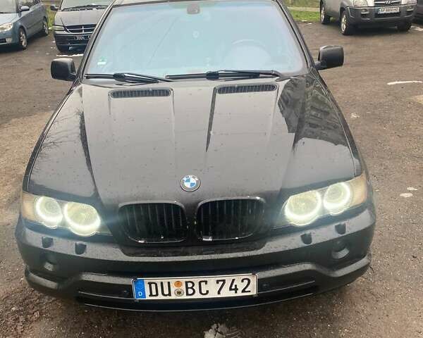 Черный БМВ Х5, объемом двигателя 3 л и пробегом 230 тыс. км за 4800 $, фото 1 на Automoto.ua