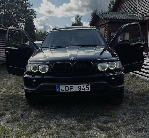 Черный БМВ Х5, объемом двигателя 3 л и пробегом 412 тыс. км за 7500 $, фото 1 на Automoto.ua