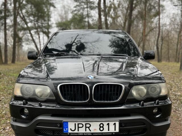 Чорний БМВ Х5, об'ємом двигуна 3 л та пробігом 350 тис. км за 6500 $, фото 1 на Automoto.ua