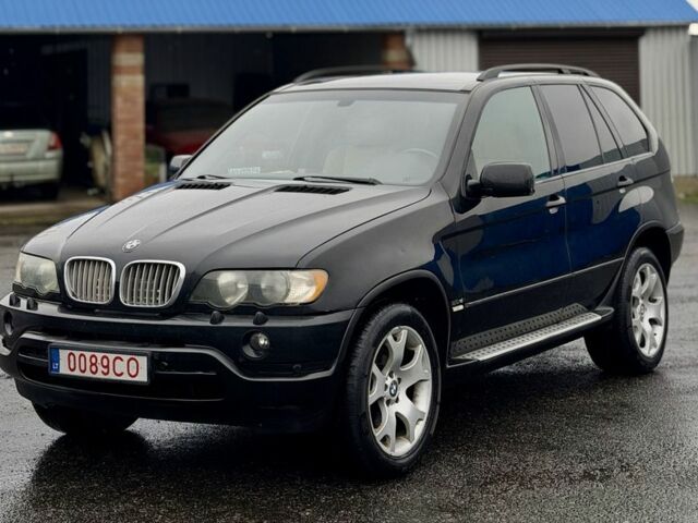 Черный БМВ Х5, объемом двигателя 3 л и пробегом 350 тыс. км за 6150 $, фото 1 на Automoto.ua