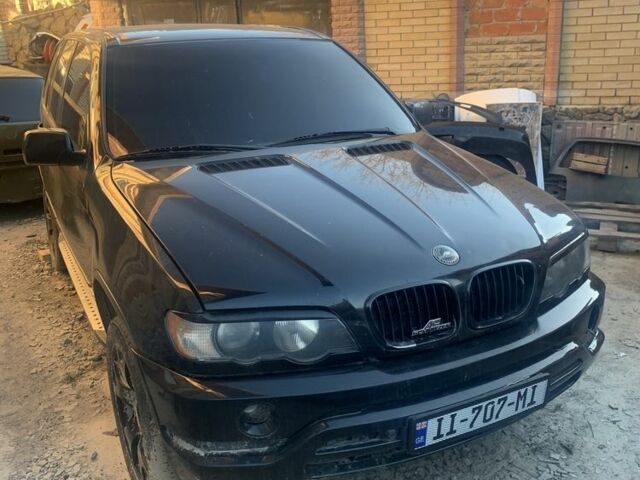 Черный БМВ Х5, объемом двигателя 3 л и пробегом 230 тыс. км за 3000 $, фото 1 на Automoto.ua