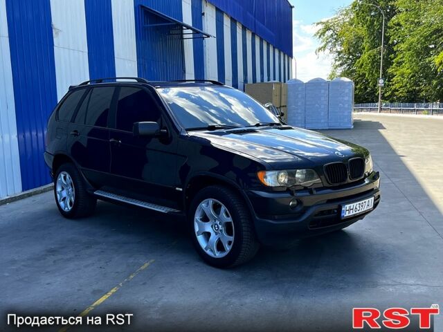 Черный БМВ Х5, объемом двигателя 3 л и пробегом 222 тыс. км за 8000 $, фото 1 на Automoto.ua