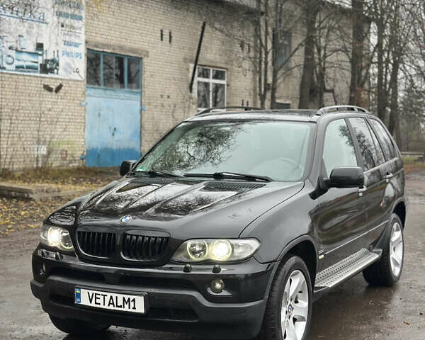 Черный БМВ Х5, объемом двигателя 3 л и пробегом 395 тыс. км за 7330 $, фото 1 на Automoto.ua