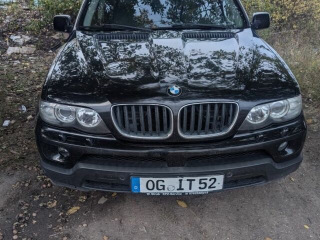 Черный БМВ Х5, объемом двигателя 3 л и пробегом 351 тыс. км за 6200 $, фото 1 на Automoto.ua