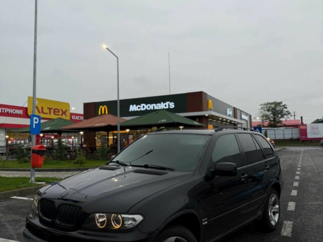 Черный БМВ Х5, объемом двигателя 3 л и пробегом 356 тыс. км за 4655 $, фото 1 на Automoto.ua