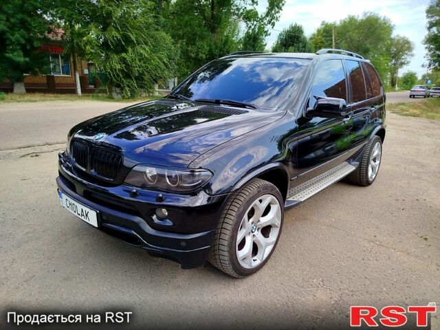 Черный БМВ Х5, объемом двигателя 3 л и пробегом 420 тыс. км за 12000 $, фото 1 на Automoto.ua