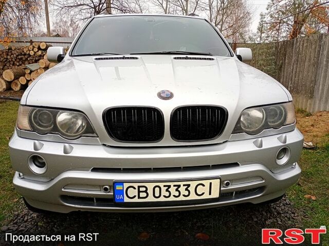 Серый БМВ Х5, объемом двигателя 3 л и пробегом 300 тыс. км за 8000 $, фото 1 на Automoto.ua