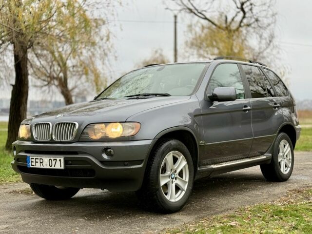 Серый БМВ Х5, объемом двигателя 3 л и пробегом 413 тыс. км за 5500 $, фото 1 на Automoto.ua