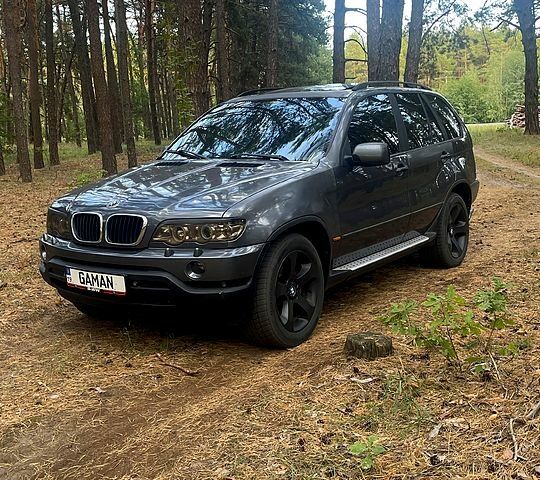 Серый БМВ Х5, объемом двигателя 3 л и пробегом 440 тыс. км за 8100 $, фото 1 на Automoto.ua