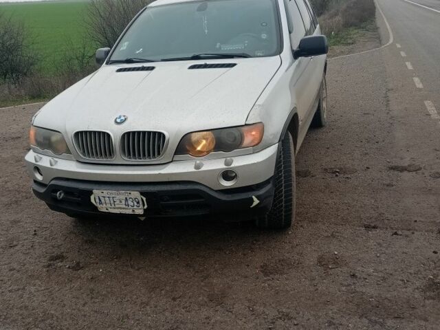 Серый БМВ Х5, объемом двигателя 3 л и пробегом 270 тыс. км за 6000 $, фото 1 на Automoto.ua