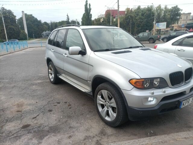 Серый БМВ Х5, объемом двигателя 3 л и пробегом 358 тыс. км за 5300 $, фото 1 на Automoto.ua