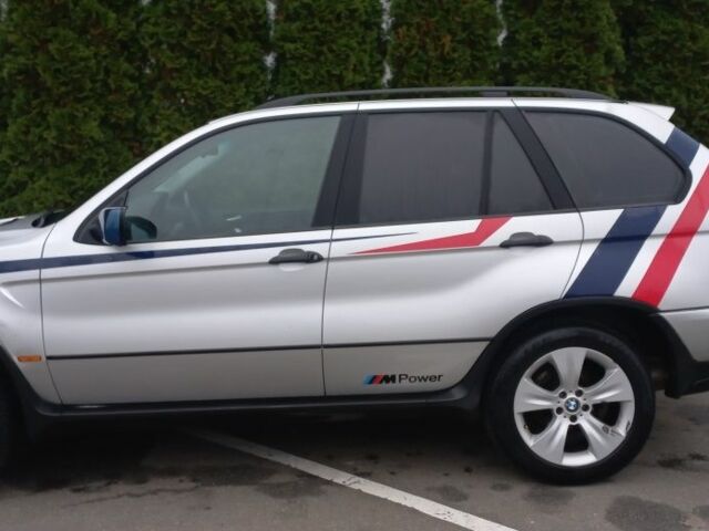 Серый БМВ Х5, объемом двигателя 3 л и пробегом 349 тыс. км за 4500 $, фото 1 на Automoto.ua