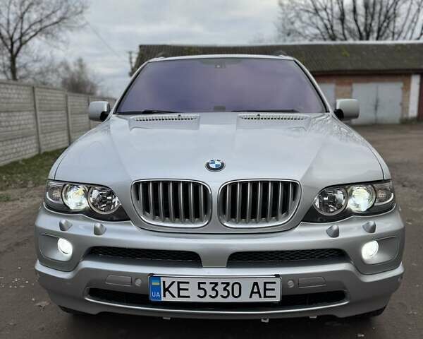 Серый БМВ Х5, объемом двигателя 3 л и пробегом 317 тыс. км за 8700 $, фото 1 на Automoto.ua