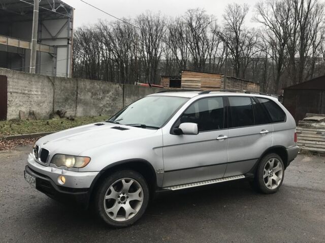 Серый БМВ Х5, объемом двигателя 3 л и пробегом 225 тыс. км за 3700 $, фото 1 на Automoto.ua