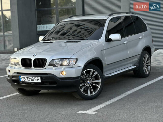 Серый БМВ Х5, объемом двигателя 3 л и пробегом 413 тыс. км за 9300 $, фото 1 на Automoto.ua