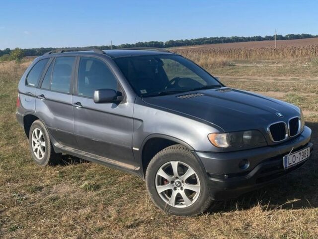 Серый БМВ Х5, объемом двигателя 3 л и пробегом 320 тыс. км за 4500 $, фото 1 на Automoto.ua