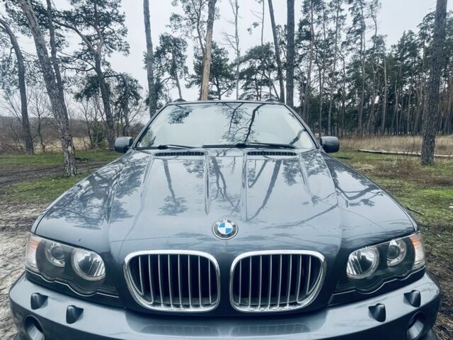 Серый БМВ Х5, объемом двигателя 3 л и пробегом 270 тыс. км за 7300 $, фото 1 на Automoto.ua