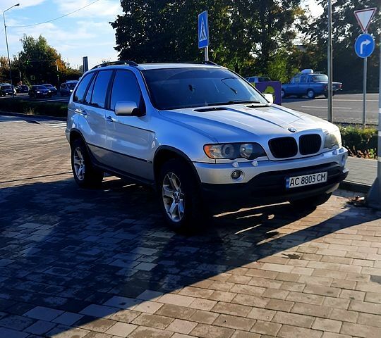 Серый БМВ Х5, объемом двигателя 3 л и пробегом 418 тыс. км за 8500 $, фото 1 на Automoto.ua