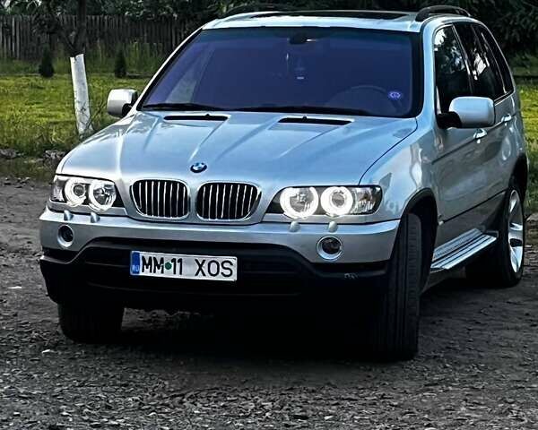 Серый БМВ Х5, объемом двигателя 3 л и пробегом 415 тыс. км за 5700 $, фото 1 на Automoto.ua