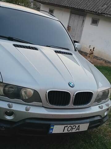 Серый БМВ Х5, объемом двигателя 3 л и пробегом 340 тыс. км за 5000 $, фото 1 на Automoto.ua