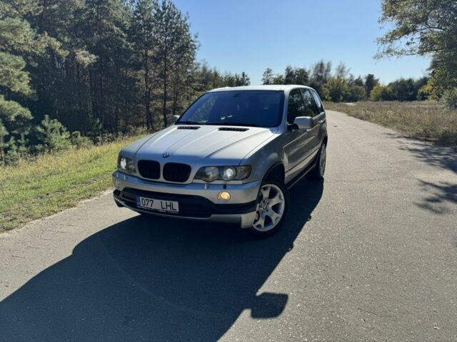 Серый БМВ Х5, объемом двигателя 3 л и пробегом 320 тыс. км за 6300 $, фото 1 на Automoto.ua