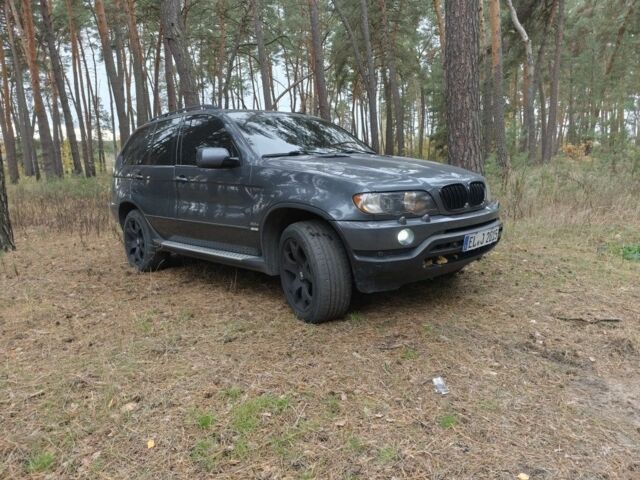 Серый БМВ Х5, объемом двигателя 3 л и пробегом 316 тыс. км за 5500 $, фото 1 на Automoto.ua