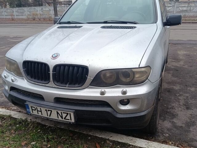 Серый БМВ Х5, объемом двигателя 3 л и пробегом 415 тыс. км за 6100 $, фото 1 на Automoto.ua