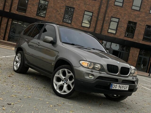Серый БМВ Х5, объемом двигателя 3 л и пробегом 390 тыс. км за 7900 $, фото 1 на Automoto.ua