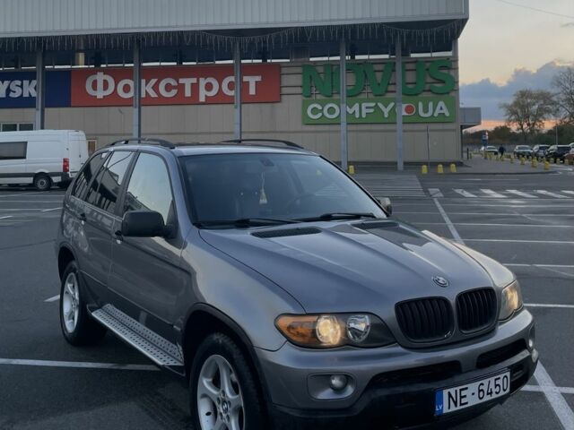 Серый БМВ Х5, объемом двигателя 3 л и пробегом 319 тыс. км за 5500 $, фото 1 на Automoto.ua