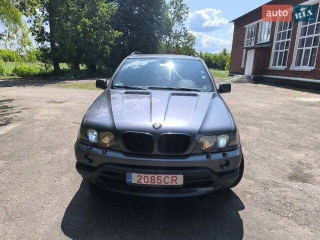 Серый БМВ Х5, объемом двигателя 3 л и пробегом 315 тыс. км за 6912 $, фото 1 на Automoto.ua
