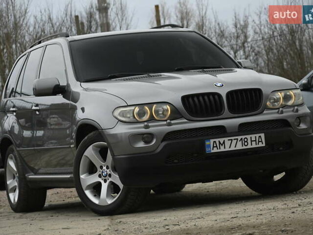 Серый БМВ Х5, объемом двигателя 3 л и пробегом 345 тыс. км за 10999 $, фото 1 на Automoto.ua