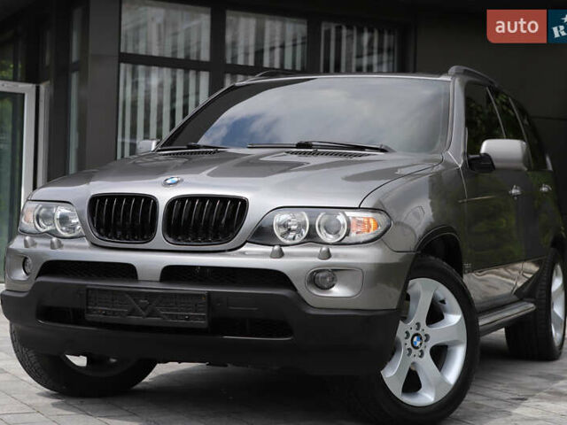 Серый БМВ Х5, объемом двигателя 3 л и пробегом 290 тыс. км за 16500 $, фото 1 на Automoto.ua