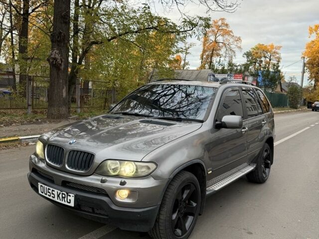 Серый БМВ Х5, объемом двигателя 3 л и пробегом 280 тыс. км за 4500 $, фото 1 на Automoto.ua