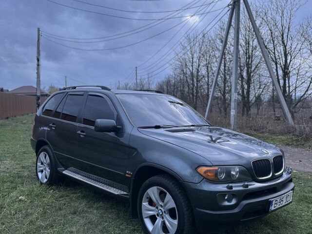 Серый БМВ Х5, объемом двигателя 3 л и пробегом 373 тыс. км за 6400 $, фото 1 на Automoto.ua