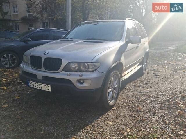 Серый БМВ Х5, объемом двигателя 3 л и пробегом 252 тыс. км за 12800 $, фото 1 на Automoto.ua