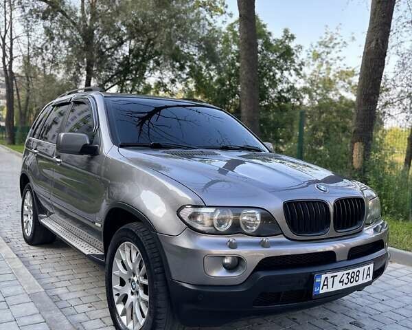 Серый БМВ Х5, объемом двигателя 3 л и пробегом 290 тыс. км за 12350 $, фото 1 на Automoto.ua