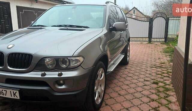 Сірий БМВ Х5, об'ємом двигуна 3 л та пробігом 374 тис. км за 11500 $, фото 1 на Automoto.ua