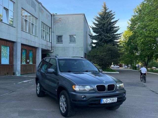 Синий БМВ Х5, объемом двигателя 0 л и пробегом 222 тыс. км за 4000 $, фото 1 на Automoto.ua