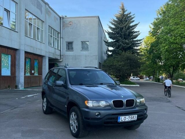 Синий БМВ Х5, объемом двигателя 0 л и пробегом 222 тыс. км за 3950 $, фото 1 на Automoto.ua