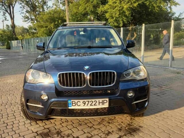 Синий БМВ Х5, объемом двигателя 3 л и пробегом 225 тыс. км за 12500 $, фото 1 на Automoto.ua